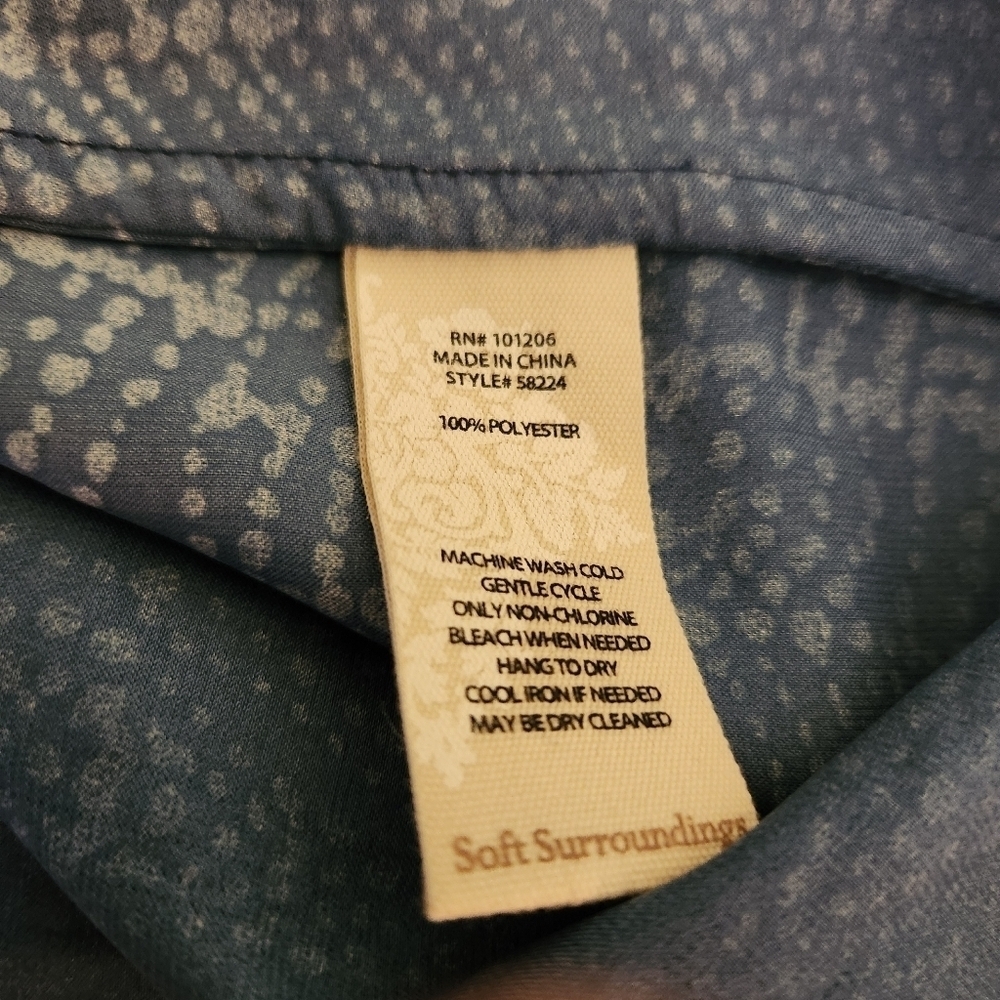 Soft Surroundings Shirt, Sz 3X - Picture 7 of 8